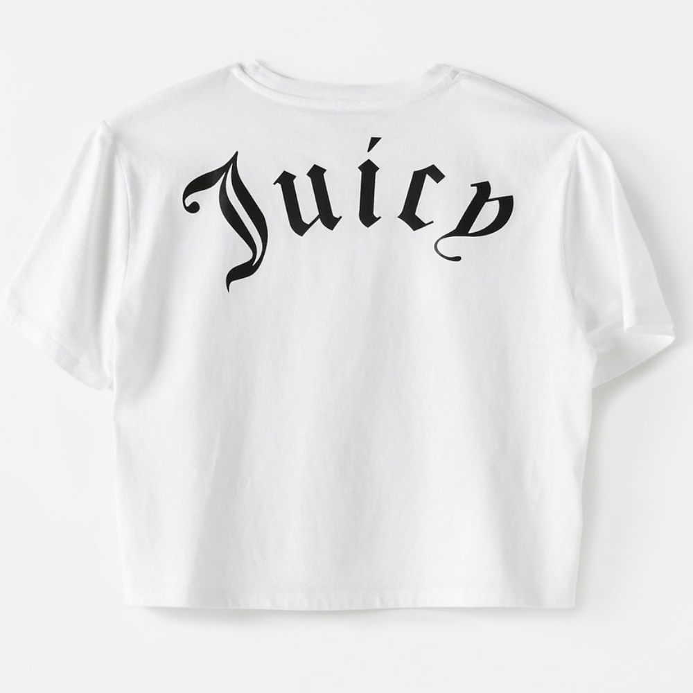 Juicy Couture Cropped Short-Sleeve Tee